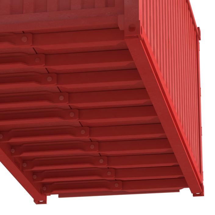 Collapsible ISO Container Red 3D model