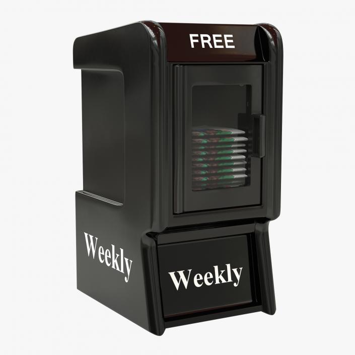 3D Free Newspaper Box model