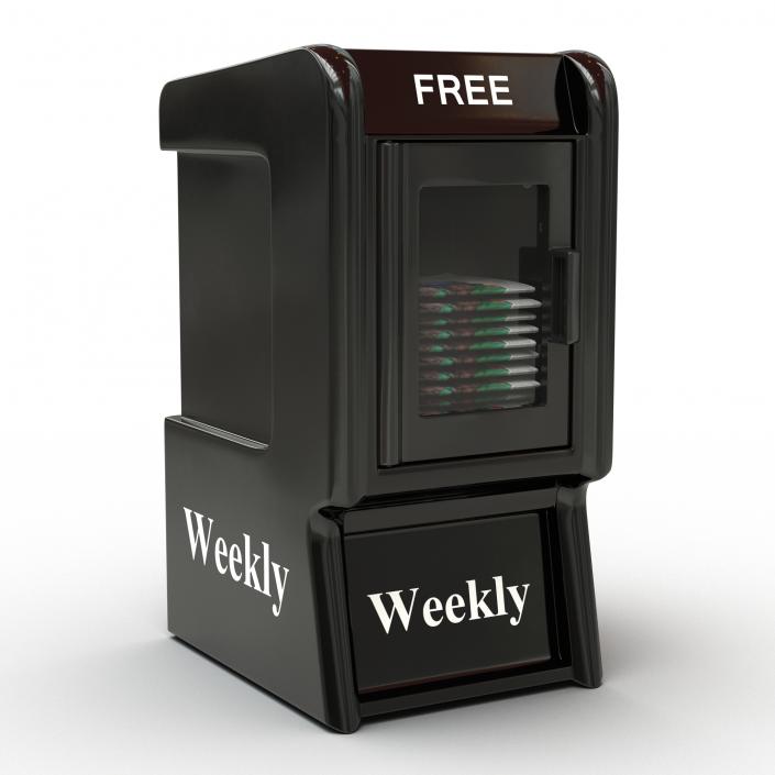 3D Free Newspaper Box model