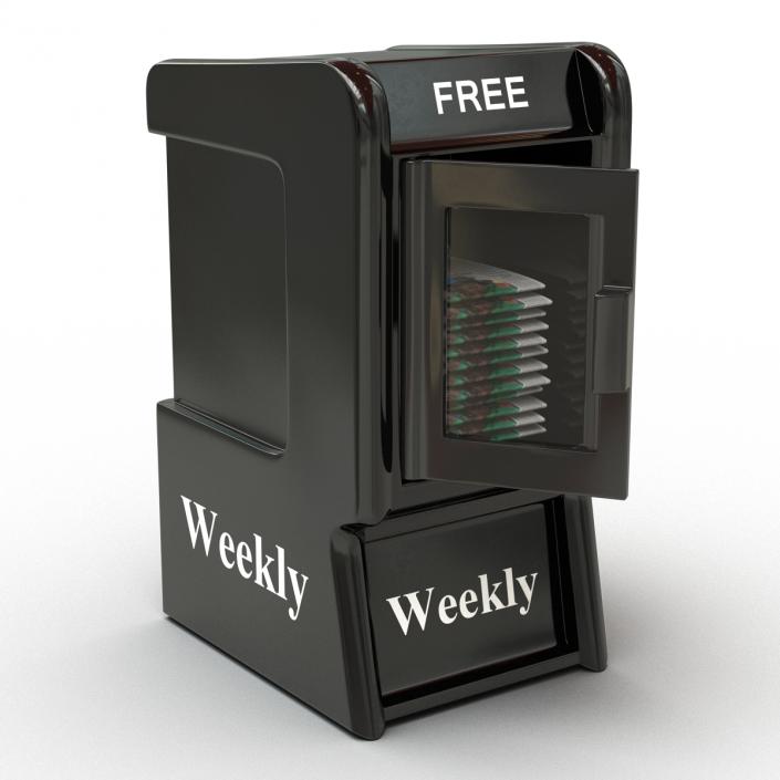 3D Free Newspaper Box model