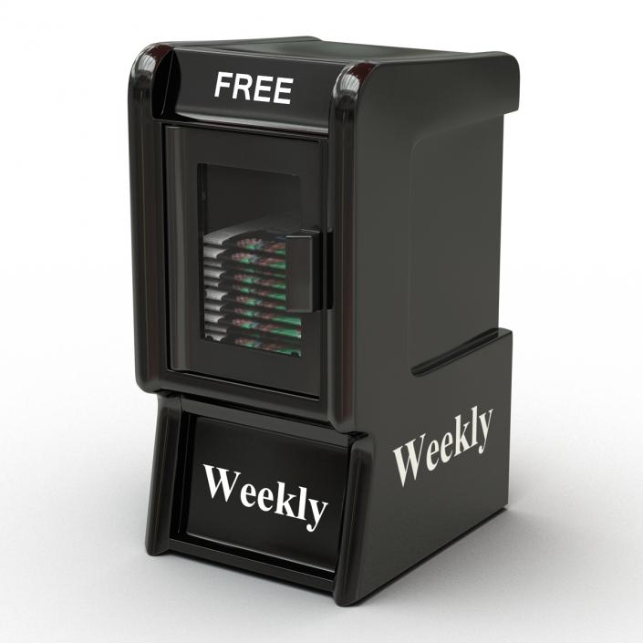 3D Free Newspaper Box model