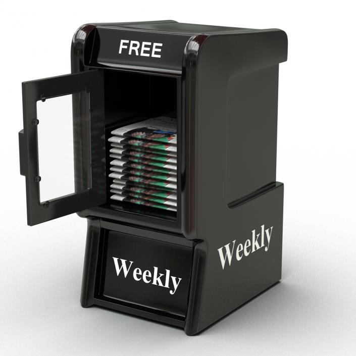 3D Free Newspaper Box model