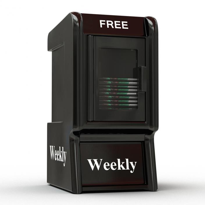 3D Free Newspaper Box model