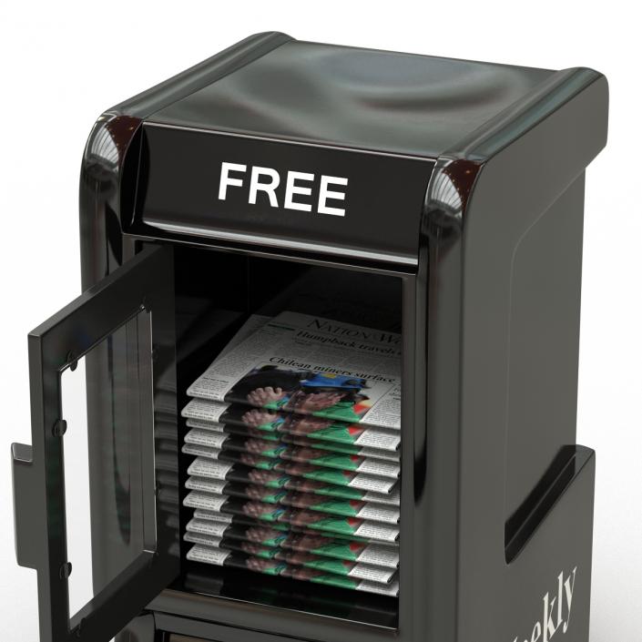 3D Free Newspaper Box model