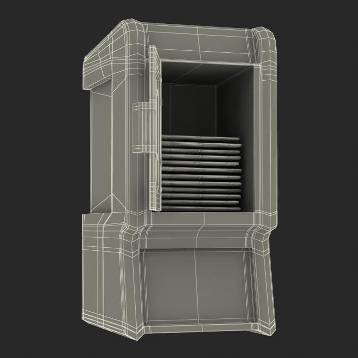 3D Free Newspaper Box model