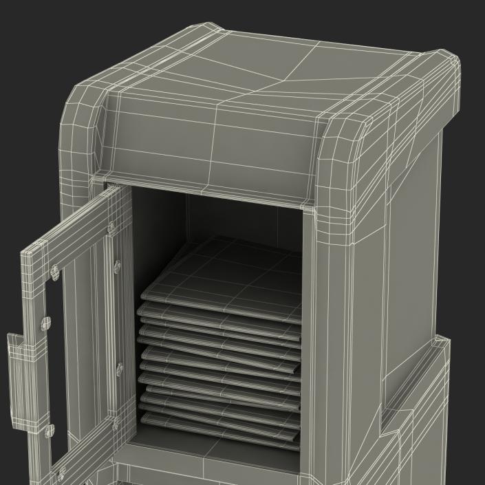 3D Free Newspaper Box model