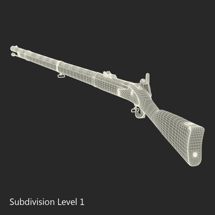 3D model Musket