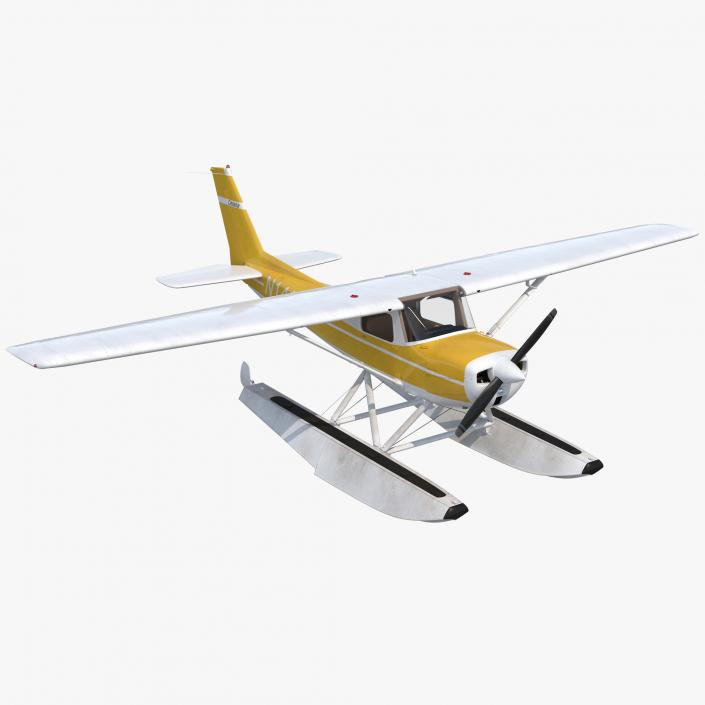 3D Cessna 150 Seaplane 3