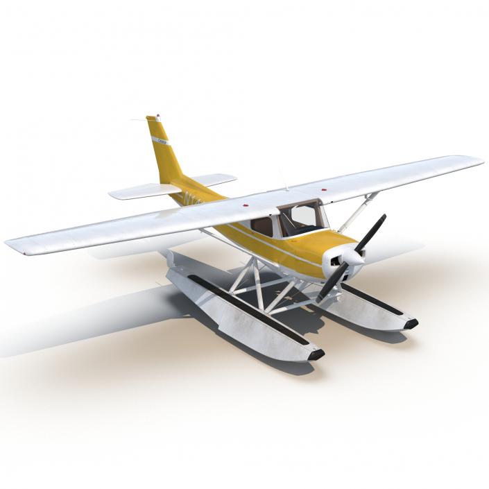 3D Cessna 150 Seaplane 3