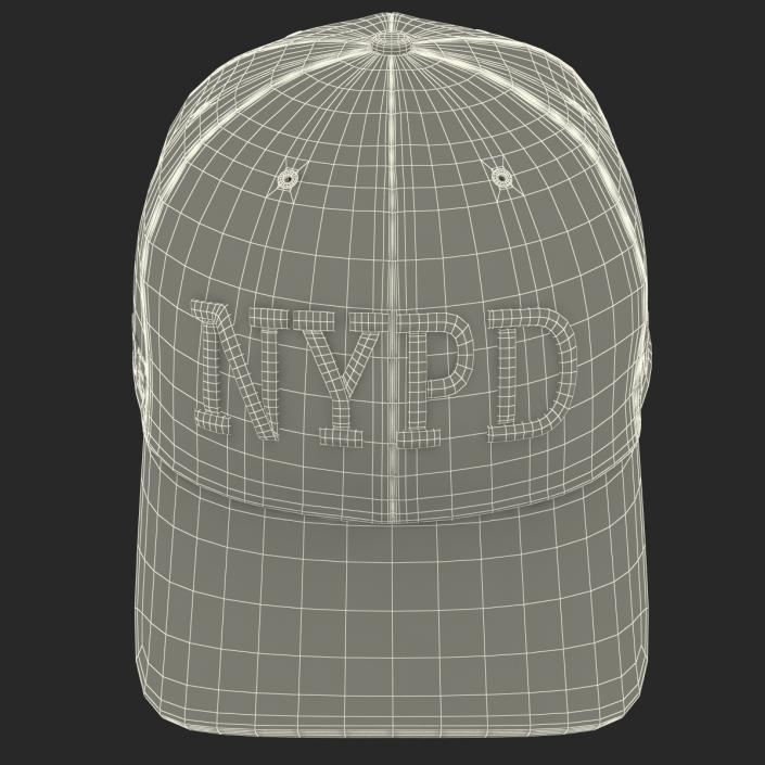 3D model NYPD Police Hat