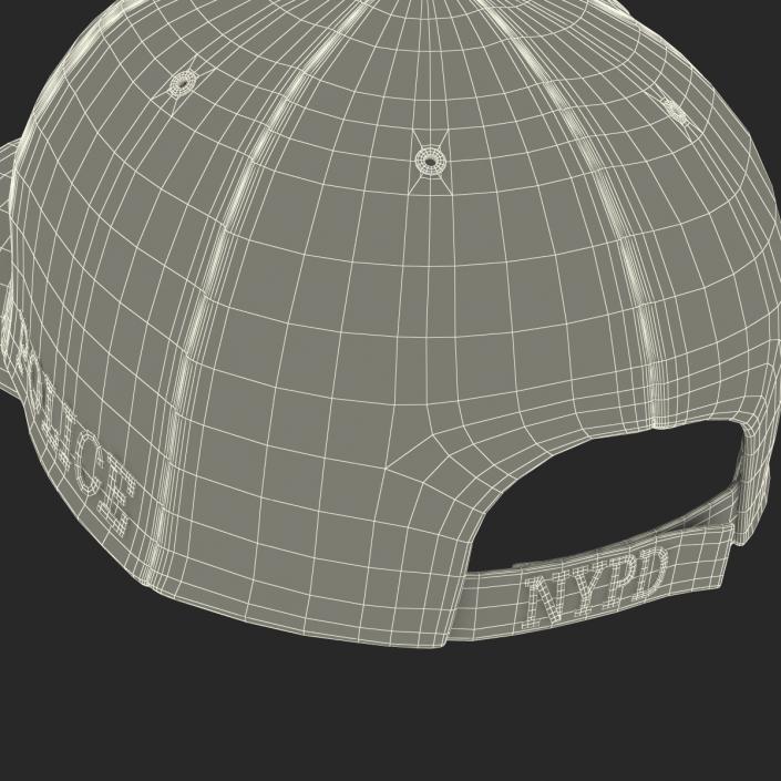 3D model NYPD Police Hat