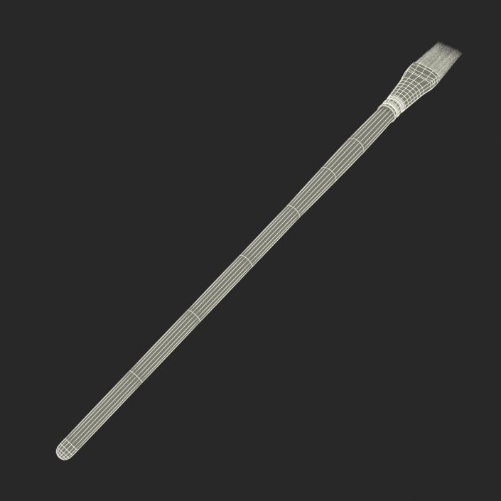 3D Paint Brush Flat 4 model