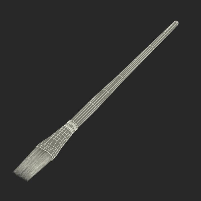 3D Paint Brush Flat 4 model