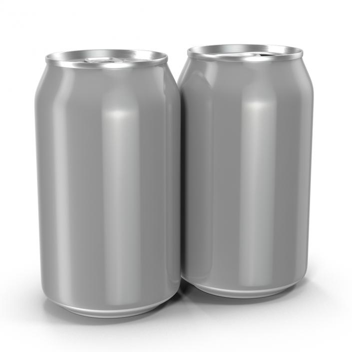 3D Aluminium Can Open model