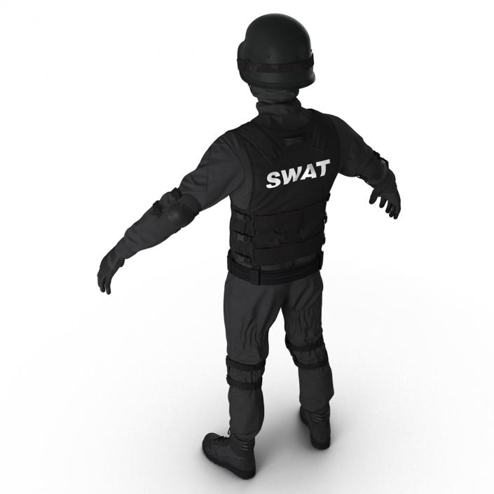 SWAT Uniform 3 3D model