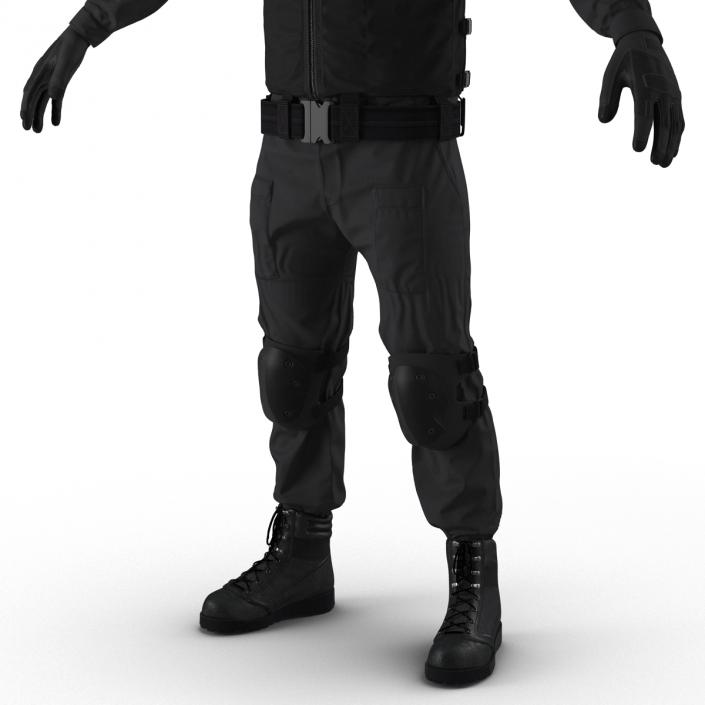 SWAT Uniform 3 3D model