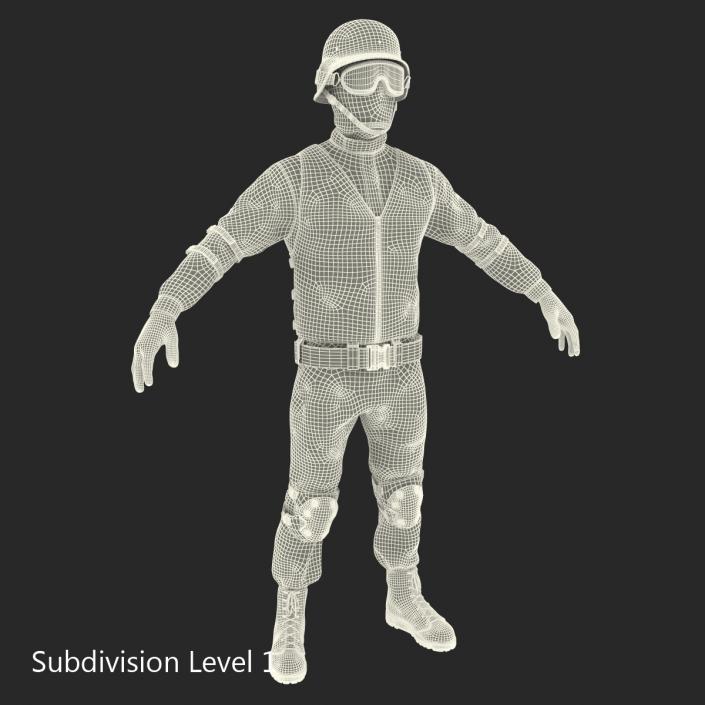 SWAT Uniform 3 3D model