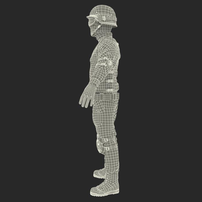 SWAT Uniform 3 3D model