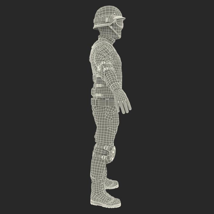 SWAT Uniform 3 3D model