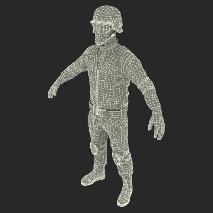 SWAT Uniform 3 3D model