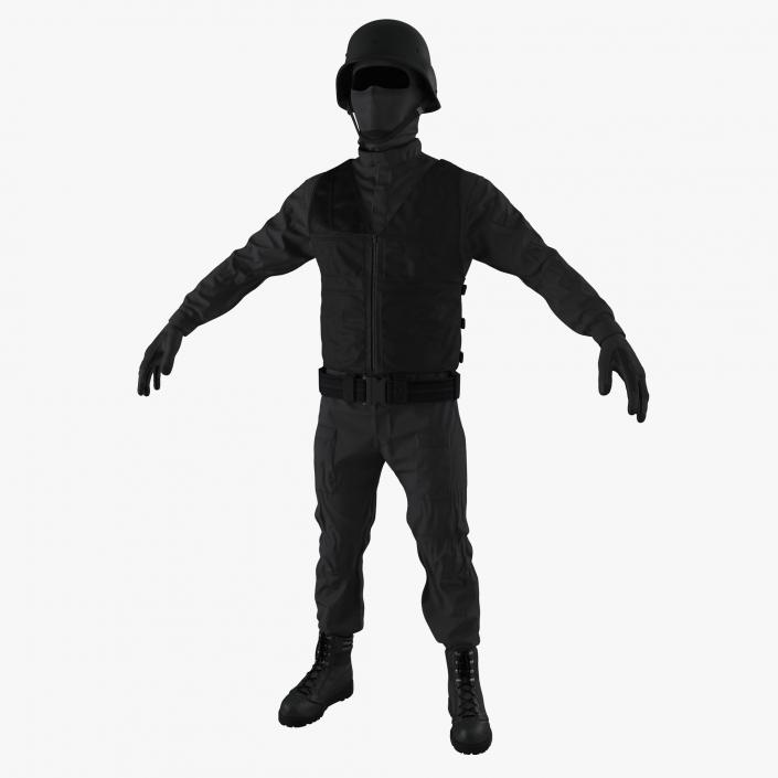 SWAT Uniform 4 3D model