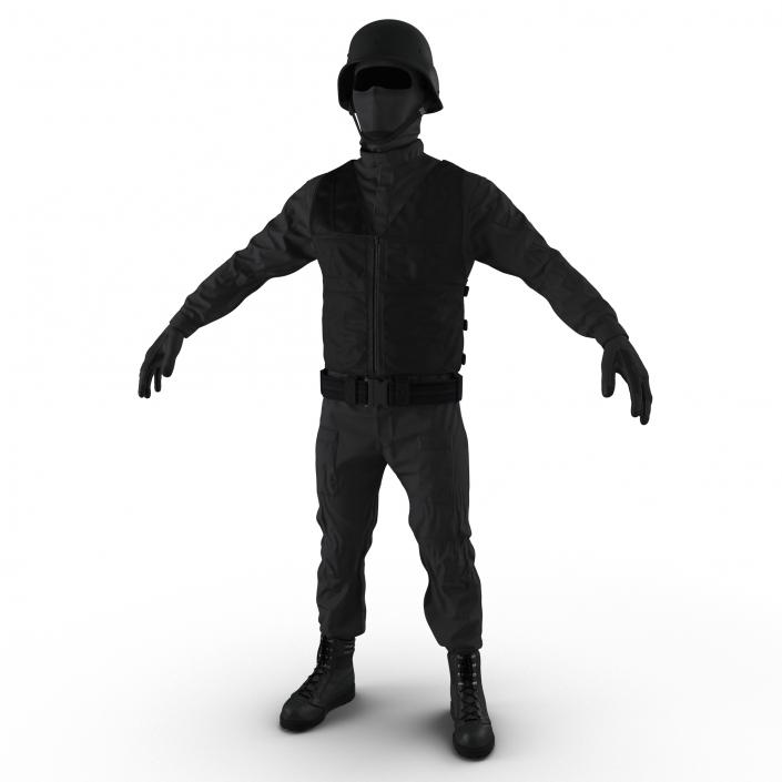 SWAT Uniform 4 3D model