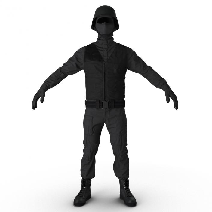 SWAT Uniform 4 3D model