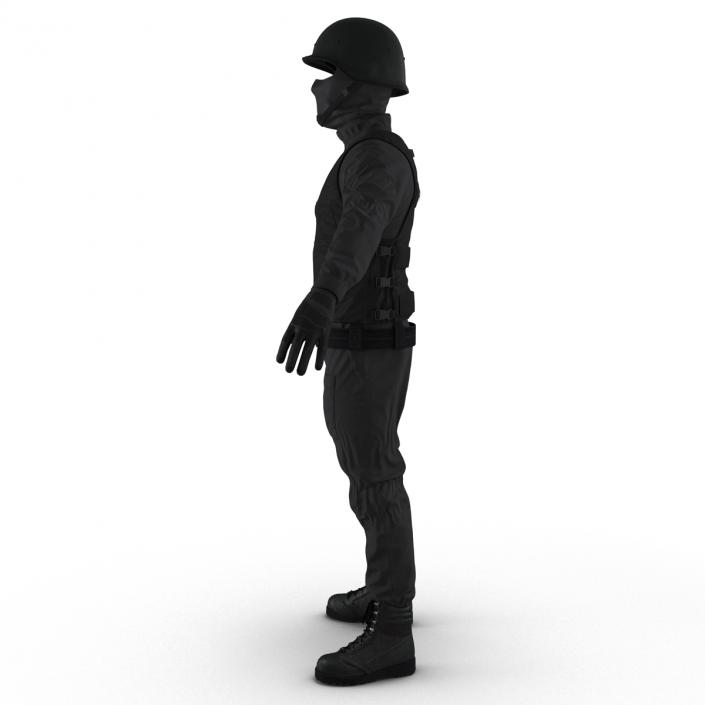 SWAT Uniform 4 3D model