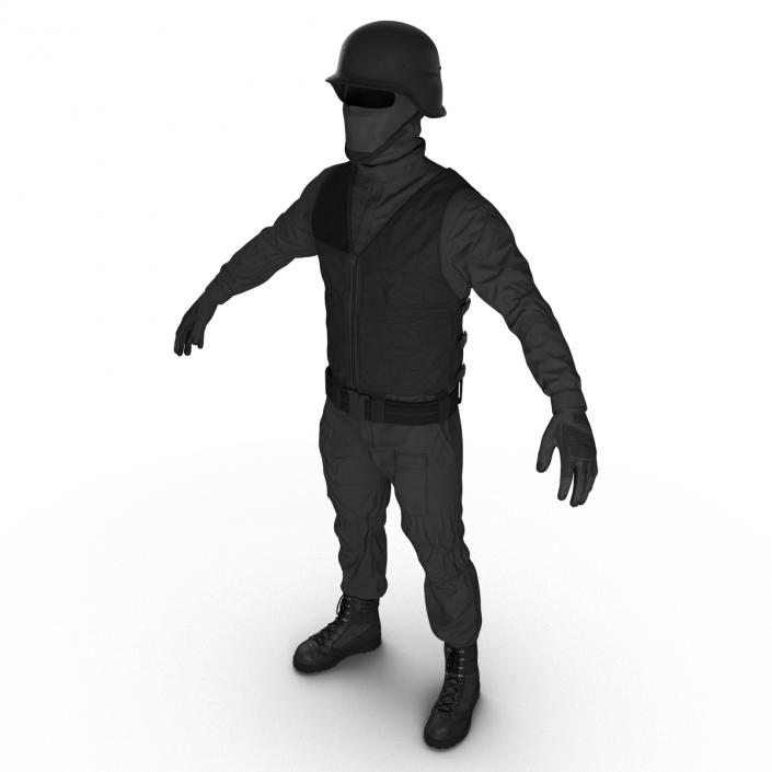 SWAT Uniform 4 3D model