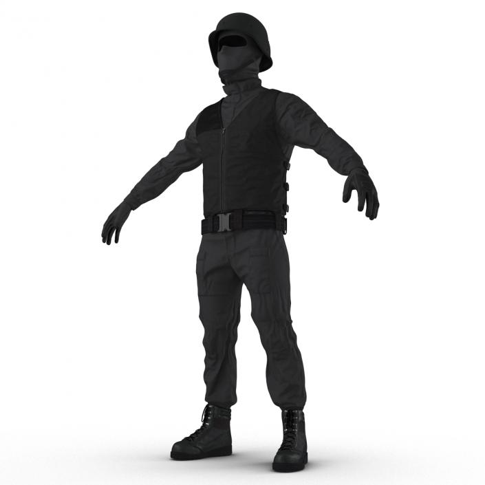 SWAT Uniform 4 3D model