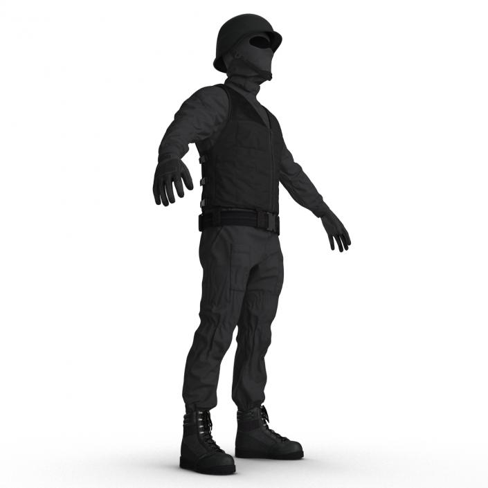 SWAT Uniform 4 3D model