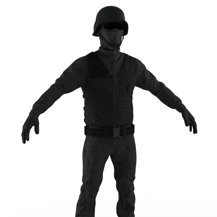 SWAT Uniform 4 3D model