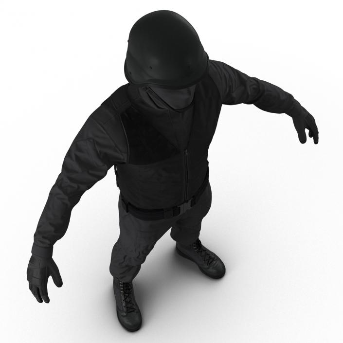 SWAT Uniform 4 3D model