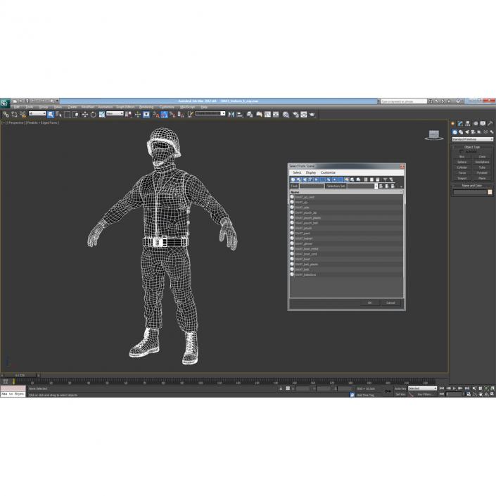 SWAT Uniform 4 3D model