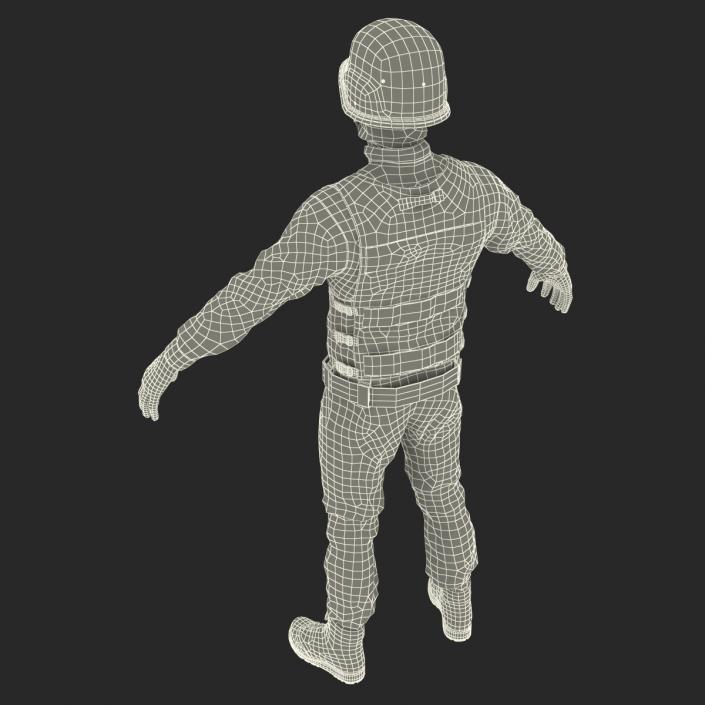 SWAT Uniform 4 3D model