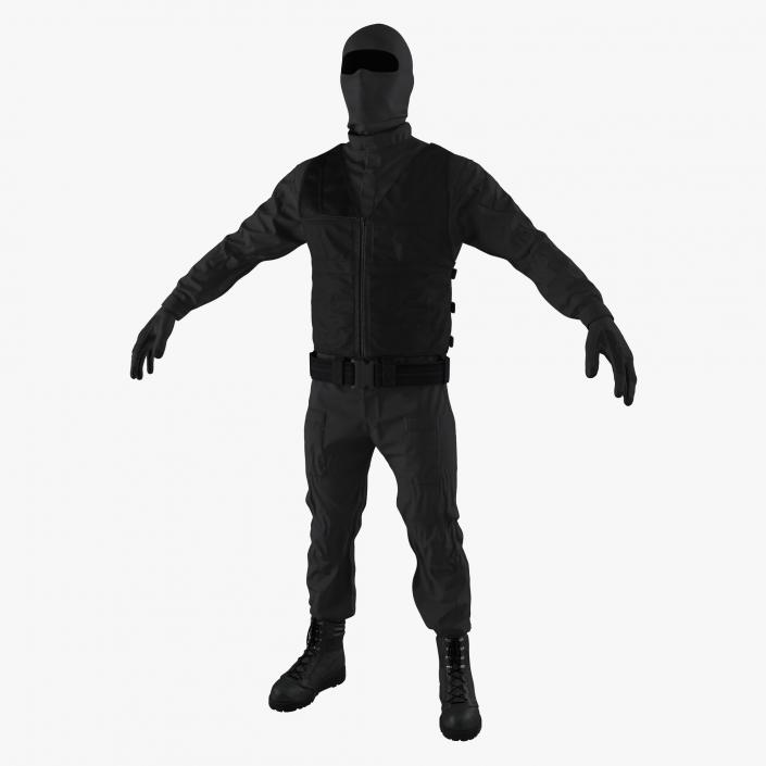 SWAT Uniform 5 3D model