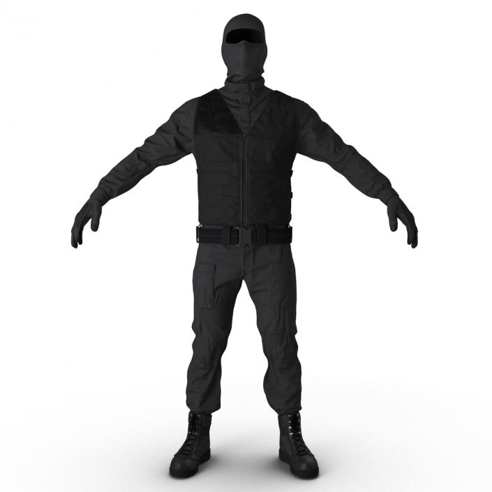 SWAT Uniform 5 3D model