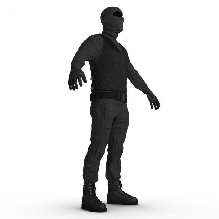 SWAT Uniform 5 3D model