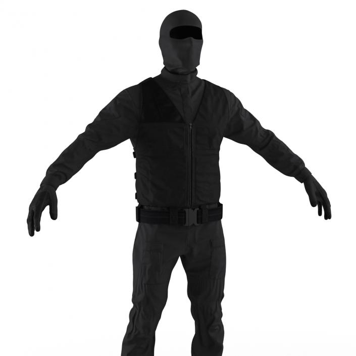 SWAT Uniform 5 3D model