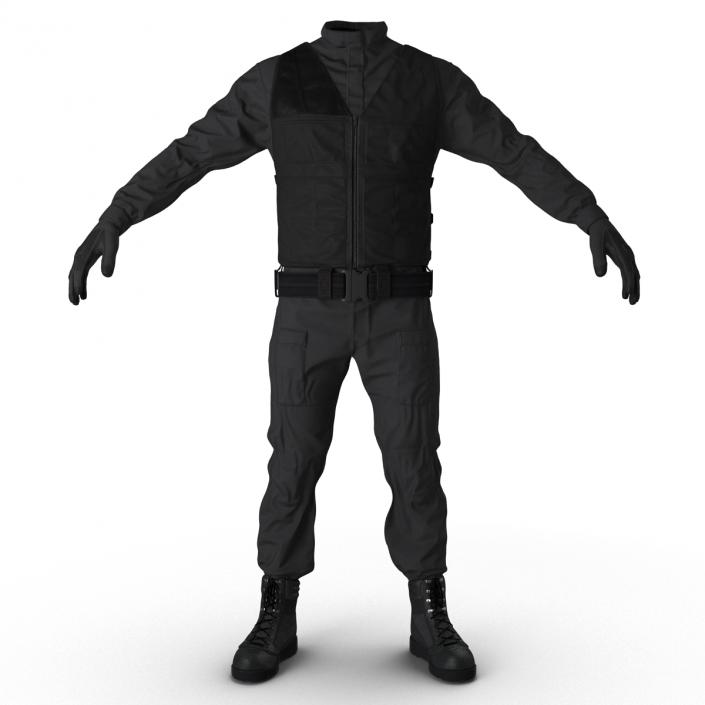 SWAT Uniform 6 3D model