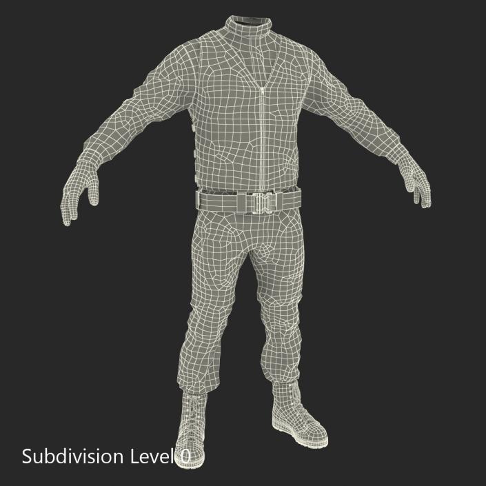 SWAT Uniform 6 3D model