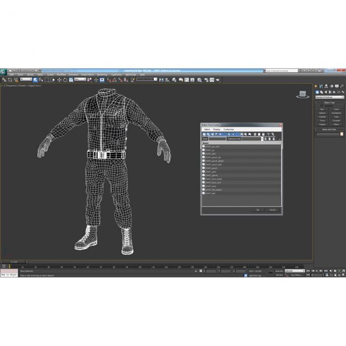 SWAT Uniform 6 3D model