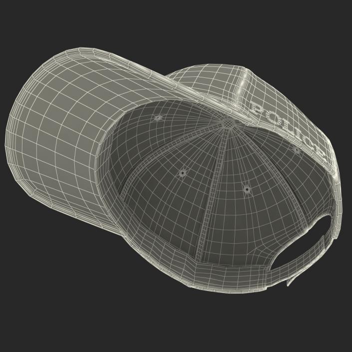 3D model Police Hat