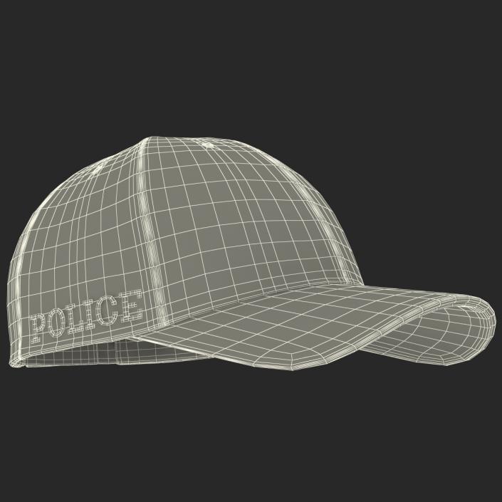 3D model Police Hat