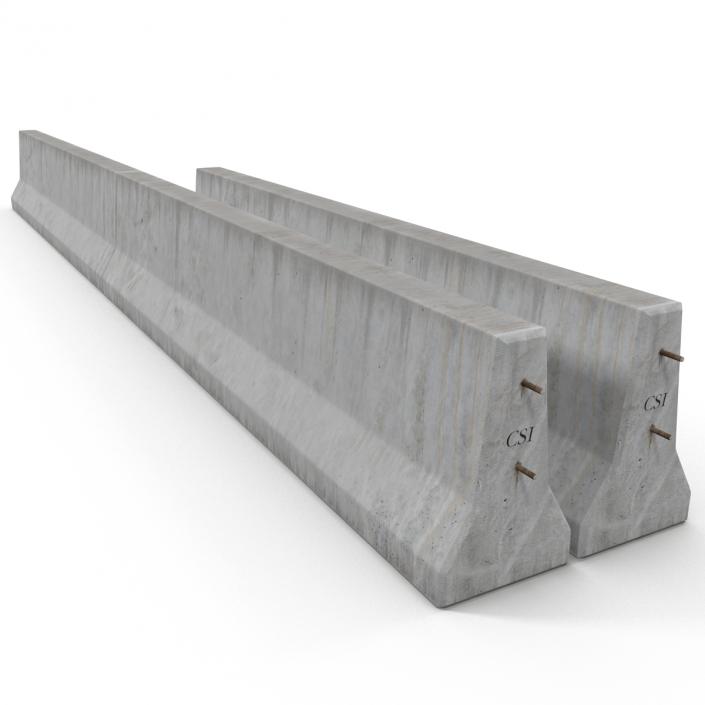 3D Concrete Barrier