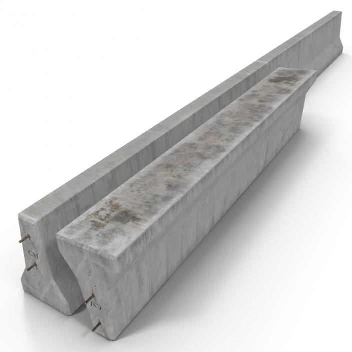 3D Concrete Barrier