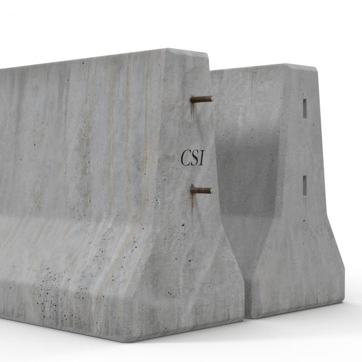 3D Concrete Barrier