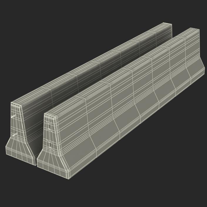 3D Concrete Barrier