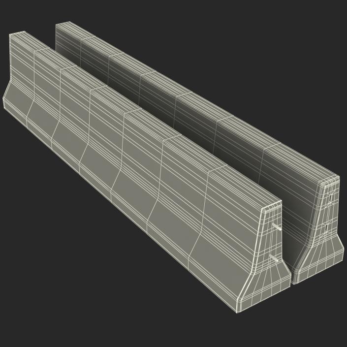 3D Concrete Barrier