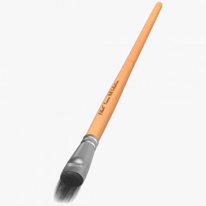 Paint Brush Filbert 3D model